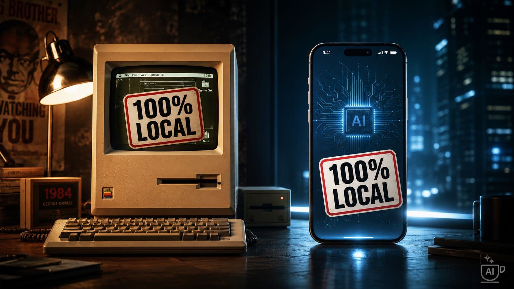Cover L'IA quitte le cloud et ton Mac va chauffer.