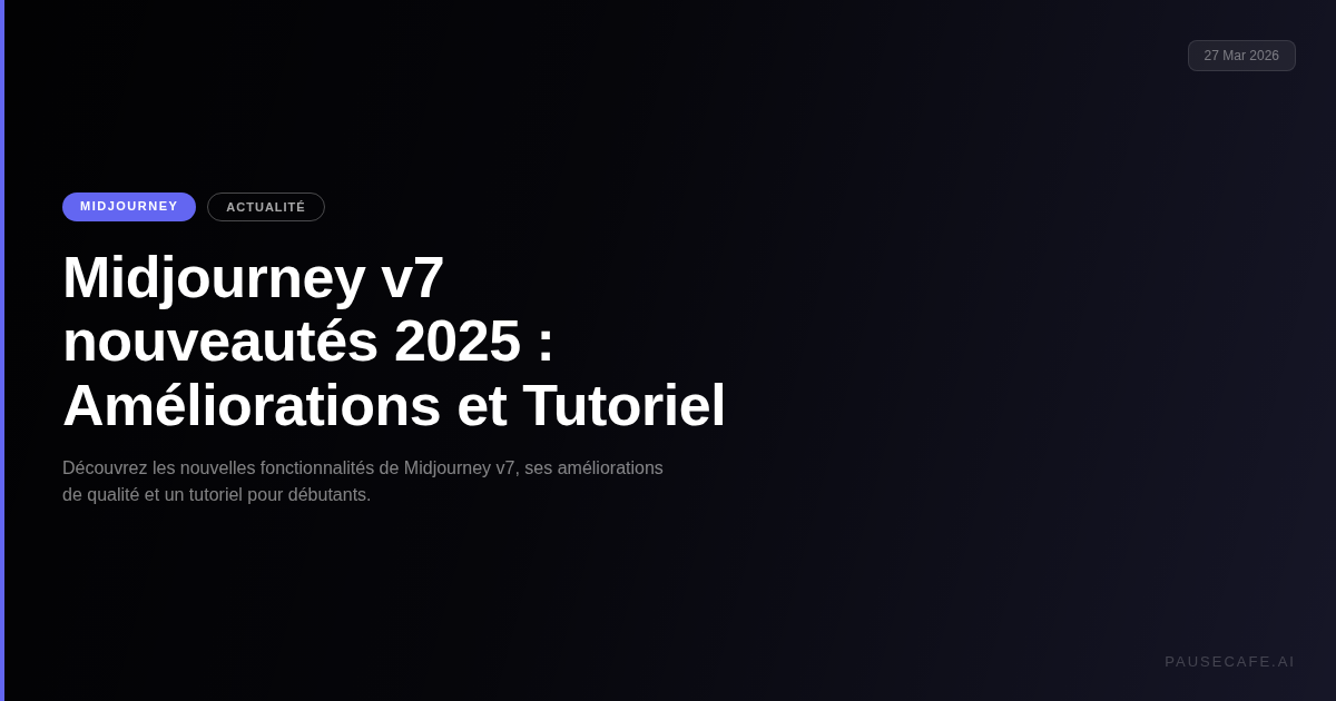 Midjourney v7 What's New 2025: Improvements and Tutorial